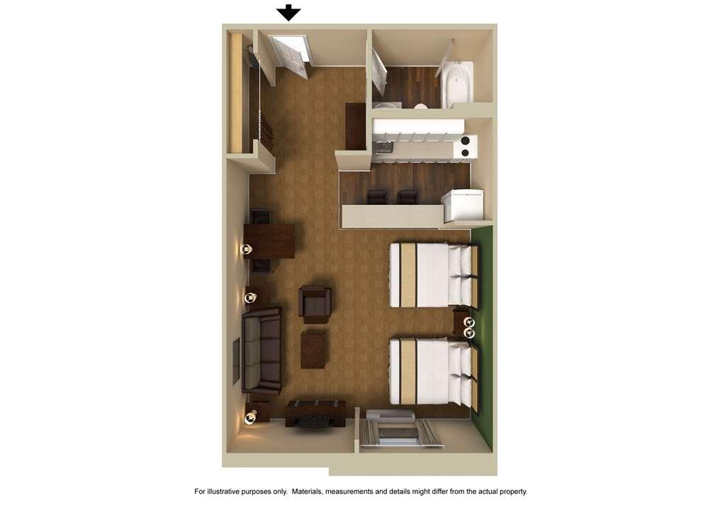 Extended Stay America Suites - Raleigh - Cary - Harrison Ave Szoba fotó